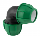 PE Kniebocht 90° 32 x 32 mm