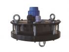 Putdeksel met PE doorvoer 125 - 32mm