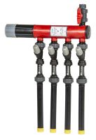 Verdelerbalkset met flowmeter