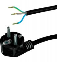 PVC-kabel met aangegoten stekker 230V – 2m lengte