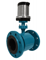 H2Q Elektromagnetische watermeter met batterij en puls NBR covered MID keur