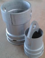 Hijsmof 1.4541 met draadspiraal t.b.v. RVS stijgbuis