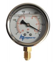 Vacuummeter met RVS omkasting 63mm