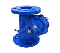 EEB vuilwater balkeerklep type 4000D gietijzer met flens en optilsysteem - PN10/16