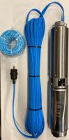 4” WPS 8P bronpompkit 2-Wire WPS motor met kabel, stekker en Nylon trekkoord