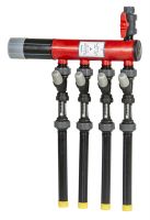 Verdelerbalkset met flowmeter