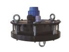 Putdeksel met PE doorvoer 125 - 40mm